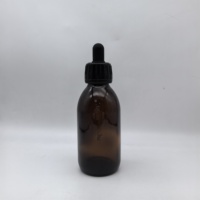 Bouteille compte-gouttes en verre de haute qualité de 28 mm avec bouchon inviolable pour sirop