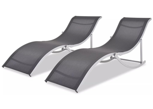 Chaise longue <span class=keywords><strong>de</strong></span> piscine d'extérieur, chaise longue <span class=keywords><strong>de</strong></span> piscine avec dossier inclinable pour le bord <span class=keywords><strong>de</strong></span> la piscine, la cour, le <span class=keywords><strong>jardin</strong></span> - Product Image 2