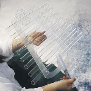 ZHQH Usine Quartz Chantant Cristal <span class=keywords><strong>Harpe</strong></span> 8 Notes Haute Pureté Son Sacré 440hz et 432hz <span class=keywords><strong>Harpe</strong></span> Cristal - Product Image 5