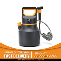 Pulvérisateur Électrique Portable Haute Efficacité 5L, Alimenté par Batterie au Lithium USB, pour Extérieur, Douche, Jardin, Lavage de Voiture, en Plastique