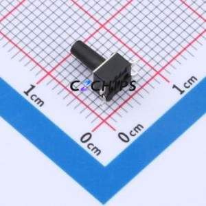 TS010-TBW1FH8.0 Tactile Switch SMD-4P,4.5x4.5mm Switch Single Pole Single Throw Round Button 2.5N Vertical Mount - Product Image 2