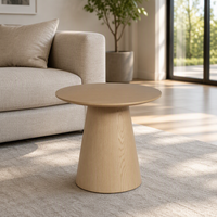 Table à manger extensible en gros, finition bois noir intense, table ronde peu encombrante pour salle à manger, OEM