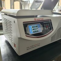 WESTTUNE Centrifugeuse haute vitesse réfrigérée de grande capacité 6*100 ml avec écran LCD et vitesse de 16 500 tr/min