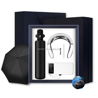 Banque d'alimentation multifonctionnelle avec support Parapluie automatique pliable Cadeau de mariage pour les invités Coffret cadeau d'entreprise unique de luxe idéal