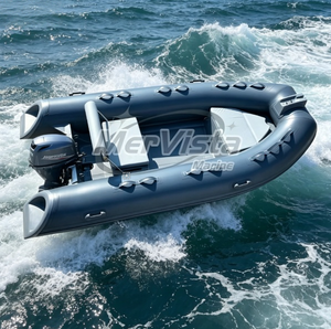 Nuovissimo Catamarano Gonfiabile in Vetroresina Grigio da 330 cm Senza Consolle - Product Image 2