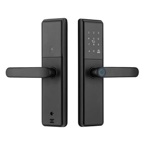 QLEUNG S851 สมาร์ทล็อคประตู ลายนิ้วมือ รหัสผ่าน การ์ด ควบคุมผ่านแอพ สำหรับใช้ภายใน - Product Image 1