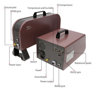 مخرج مركبات الديزل <span class=keywords><strong>Opacimeter</strong></span> اختبار ملوثات غاز العادم معامل التعتيم والامتصاص فحص N & K - Product Image 4