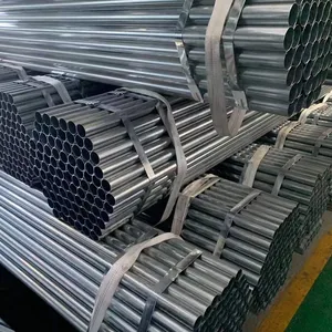 Tubo saldato galvanizzato 133x2.8 tubi galvanizzati rotondi per il sistema della foschia