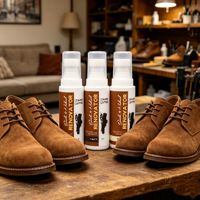 CARE GUYS Spray de Retouche pour Chaussures en Daim 100ml – 3 Couleurs Disponibles : Noir, Marron, Neutre – Renouvelle et Répare le Cuir Nubuck, les Baskets et les Bottes Décolorées