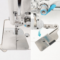 Attache de pliage pour machine à coudre, en acier inoxydable, pour poignets, cols et ourlets, accessoires de couture pour vêtements