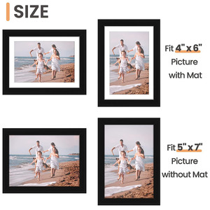 Lot de 10 cadres <span class=keywords><strong>photo</strong></span> pour <span class=keywords><strong>collage</strong></span> mural ou présentation sur table, ensemble de cadres de galerie pour la famille, plusieurs tailles - Product Image 5