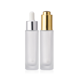 Chai Đóng Gói Thủy Tinh Dạng Kem Nền Trong Suốt Mờ Trong Suốt Trong Suốt 30 Ml Chai Dạng Ống Lỏng Tinh Chất Tròn Thẳng - Product Image 6