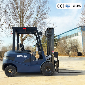 מלגזה חשמלית מיני 2 טון, סוללה מלאה 24V 36V 48V 60V, מלגזה קטנה 1-5 טון לטיפול וארגון סחורות - Product Image 3