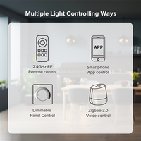 Nuevo Sistema de Atenuación Inteligente para Decoración del Hogar, Panel Giratorio con Perilla, Controlador LED Triac, Atenuador