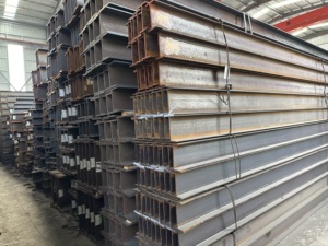 Poutre en I A572 Gr 50 Q235 Q345, poutre en H laminée à chaud, poutre en H galvanisée sur mesure, acier structurel, poutre supérieure - Product Image 3