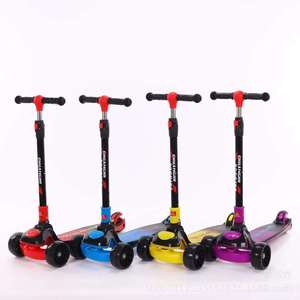 Chuangbo Kids Scooter 3 Wheel Height Adjustable With Lights For 2-12 Years Old Children Foldable Toy - Product Image 1