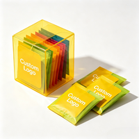 Boîte en plastique PET avec impression de logo personnalisé, emballage haut de gamme pour le thé, le thé au chrysanthème et le thé floral
