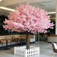Set Pohon Sakura Buatan Tahan UV - Pilihan Ukuran Beragam untuk Dekorasi Dalam/Luar Ruangan