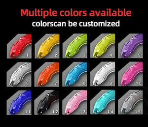 Coques d'étriers <span class=keywords><strong>de</strong></span> <span class=keywords><strong>frein</strong></span> personnalisées avec logo, roues <span class=keywords><strong>de</strong></span> 19/20/21 pouces, coques d'étriers <span class=keywords><strong>de</strong></span> <span class=keywords><strong>frein</strong></span> rouges pour A4 35TFSI 2021 - Product Image 3