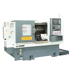 CNC LATHE fitted with 15 station power tower and 90 degree Y axis with parts made by China Taiwan brand