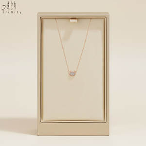 สร้อยคอเพชรแท้รูปแมว ดีไซน์สัตว์น่ารักยอดนิยม ทองคำแท้ 18K โรสโกลด์ ของขวัญสำหรับงานปาร์ตี้สำหรับสาวๆ - Product Image 5