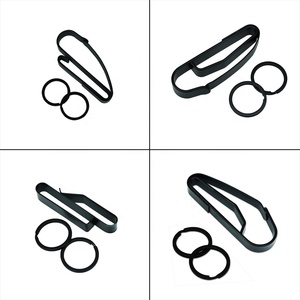 <span class=keywords><strong>Poliziotti</strong></span> & vigili del fuoco porta chiavi a sgancio rapido in acciaio inox dovere cintura Clip per gli uomini e portachiavi nero portachiavi - Product Image 6