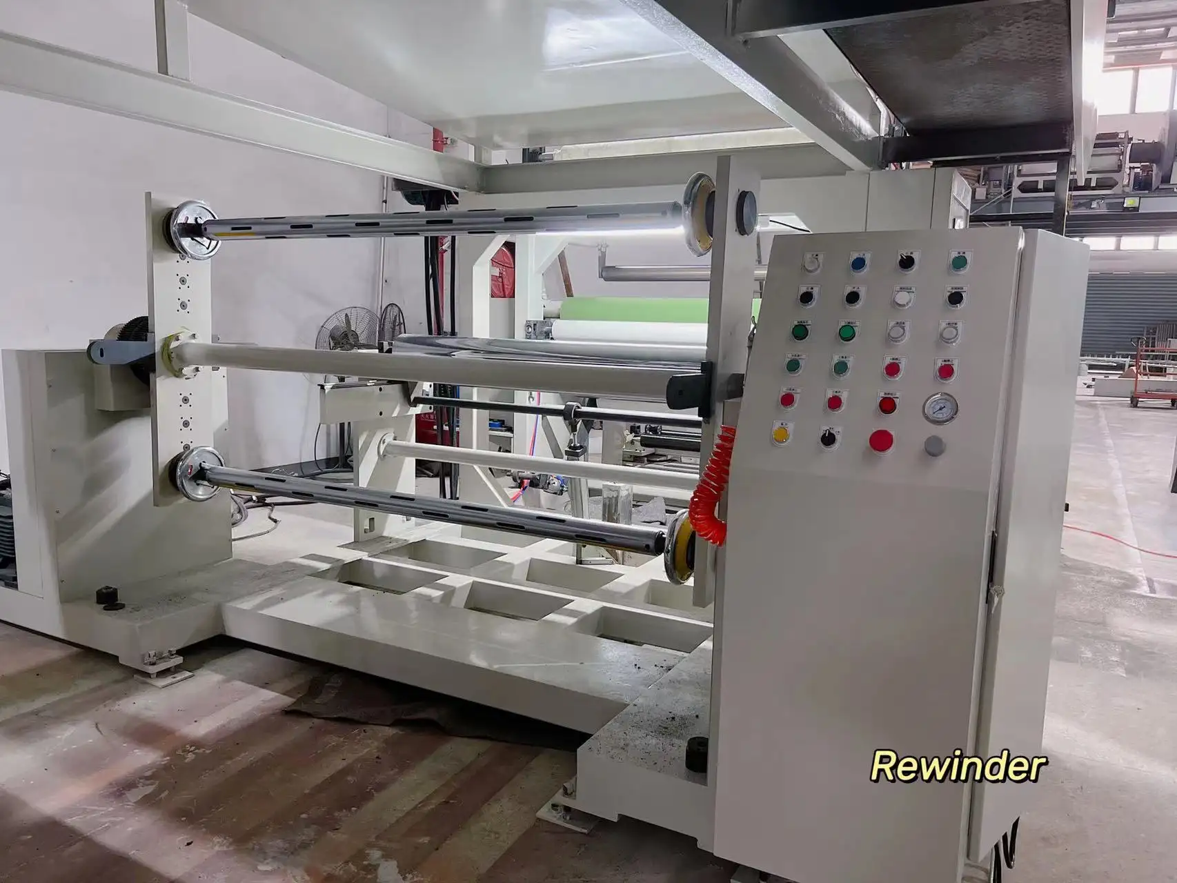 Machine de revêtement de film de rouleau de papier de transfert de chaleur de 600-2500MM