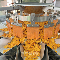 Machine de remplissage automatique de granulés de céréales haute précision 1kg 2kg 5kg pour riz, blé, maïs, avec pesoir linéaire et étiqueteuse pour sacs plastiques