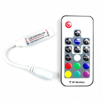 Controlador RGBIC Inalámbrico RF Mini de 5V-24V, 3 Circuitos, 2048 Píxeles, Alcance de 15m, para Tiras de Luces LED 2811/1903/16703/2812, Garantía de 3 Años