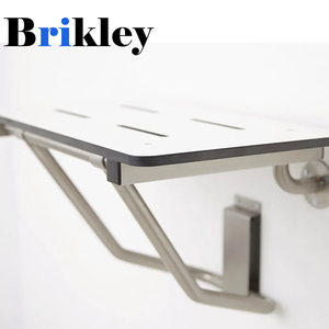 Asiento de ducha plegable de pared de acero inoxidable moderno Brikley <span class=keywords><strong>para</strong></span> hoteles hospitales - Product Image 6