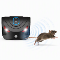 Nouveau Répulsif Électronique Ultrasonique 2026 contre les Souris, Émission Ultrasonique, Double Lumière Clignotante et Vibration Intermittente, Anti-Rongeurs