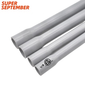 Lịch trình <span class=keywords><strong>40</strong></span> 1/2 "-4" thẳng PVC Ống nhiệm vụ nặng nề ánh sáng mặt trời kháng không-kim loại điện hệ thống dây điện ống dẫn ống nhựa - Product Image 1