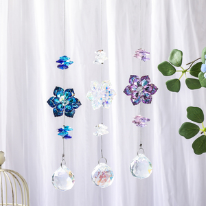Cristaux colorés Sun Catcher Suspendus Suncatchers <span class=keywords><strong>Lustre</strong></span> Lampes Lumière Pendentif Prismes Ornement Suspendu - Product Image 6