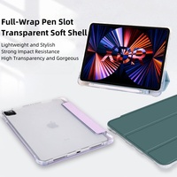 Étui pour tablette en cuir PU de qualité supérieure pour iPad Pro 11 pouces (2018/2020/2021/2022/2023) - Design fin et élégant, anti-rayures, antichoc