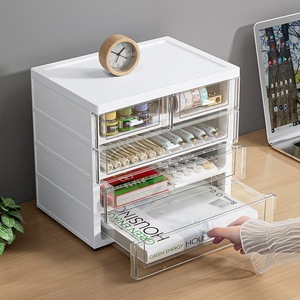 Organizador de Archivos de Plástico Industrial Tipo Cajonera, Caja de Almacenamiento de Escritorio, Apilable, para Joyería, Sala de Estar, Venta Directa de Fábrica - Product Image 1