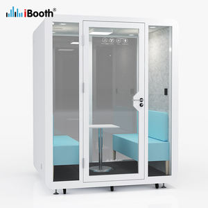 <span class=keywords><strong>Alquiler</strong></span> <span class=keywords><strong>de</strong></span> Cabina <span class=keywords><strong>de</strong></span> Oficina Moderna Insonorizada <span class=keywords><strong>de</strong></span> Acero para 4 Personas, Uso en Hospitales y Centros Comerciales - Product Image 2