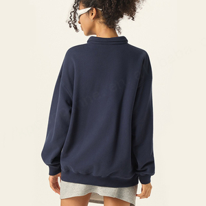 Sudadera Unisex de Gran Tamaño, 380 g/m², Manga Larga, Lisa, Casual, Otoñal, Entrega Rápida, Venta al Por Mayor OEM - Product Image 3