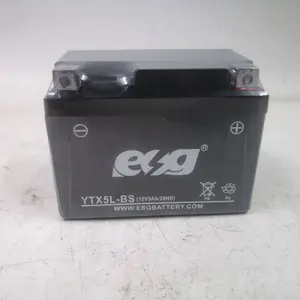 Batterie de moto 12V 50ah Ytx5 Yt5b Ytr5a Batteries plomb-acide rechargeables sans entretien