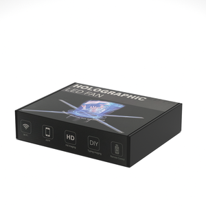Proyector de holograma 3D de 50cm, decoración LED para <span class=keywords><strong>el</strong></span> hogar con ventilador giratorio, lector de tarjetas SD Compatible con productos APP/PC <span class=keywords><strong>EL</strong></span> - Product Image 2