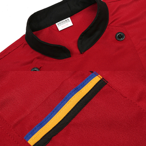 Vestes <span class=keywords><strong>de</strong></span> chef personnalisées <span class=keywords><strong>de</strong></span> haute qualité, <span class=keywords><strong>vêtements</strong></span> <span class=keywords><strong>de</strong></span> travail antistatiques à manches courtes pour hommes, bar, hôtel, boulangerie, <span class=keywords><strong>cuisine</strong></span> - Product Image 4