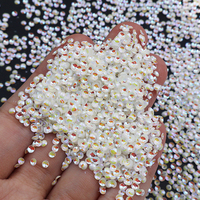 Perlas de Burbuja 3D Brillantes al por Mayor, Perlas Redondas de Poliéster de 2 mm, Purpurina para Manualidades con Resina, Decoraciones Navideñas