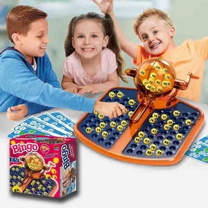 Jeu de société de famille classique et drôle Jeu de table Jouet de bingo royal Fournitures Ensemble de bingo Cage Jeu de <span class=keywords><strong>loto</strong></span> - Product Image 4