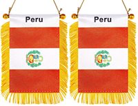 Drapeau du Pérou imprimé numériquement 100 % polyester, 3x5 pieds, nouveau, prix réduit