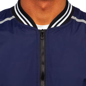 Chaqueta bomber a prueba de viento de invierno para hombre de la mejor calidad a la moda con logotipo frontal a precio competitivo - Product Image 6