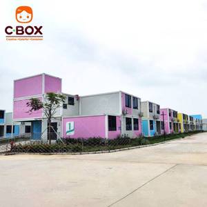 Cbox - Casa Prefabricada Ecológica y Colorida de 20 pies, Edificios Modulares de Acero para Oficinas, Tienda, Tienda Emergente, Casa Contenedor en Paquete Plano - Product Image 1