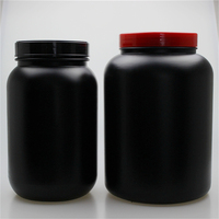 1L 2L 3L 5L 7L gros noir blanc HDPE suppléments de protéines de lactosérum poudre conteneur bouteille emballage pots en plastique avec bouchon à vis