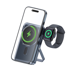 Nuovi Arrivi Spedizione Gratuita Power Bank Wireless Magnetico 3-in-1 da 10000mAh ad Alta Capacità con Display LCD e Ricarica Rapida PD da 20W per Telefono - Product Image 1