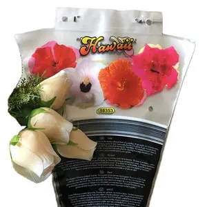 인기있는 색상과 크기 아름다운 인쇄 꽃 소매 포장 재료