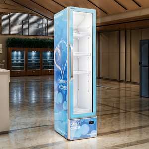 Comercial con puerta de vidrio Congelador vertical Vitrina <span class=keywords><strong>Coca</strong></span> <span class=keywords><strong>Nevera</strong></span> <span class=keywords><strong>Cola</strong></span> Enfriador - Product Image 6