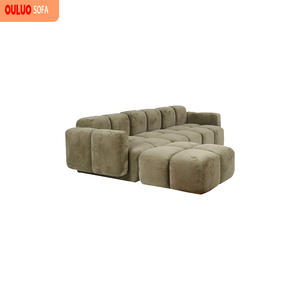 आधुनिक सोफे सेट लिविंग रूम फर्नीचर आधुनिक मॉड्यूलर उच्च घनत्व फोम और टफ्फ्टेड बैक आरामदायक लिविंग रूम सोफा - Product Image 3